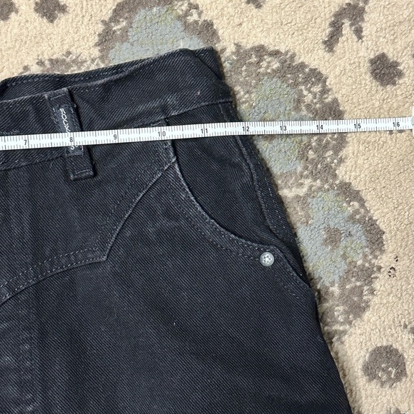 Authentic Rockies Womens Black High-Rise Tapered Leg Jeans - Picture 7 of 10